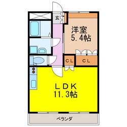 チェリーレジデンスＭの物件間取画像